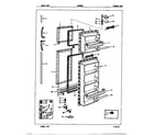 Maytag NNS228GA/5N69A freezer door diagram