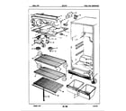 Maytag BNT17H4A/7A70A fresh food compartment diagram