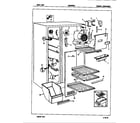 Maytag NENS228GZH/7L33A freezer compartment diagram