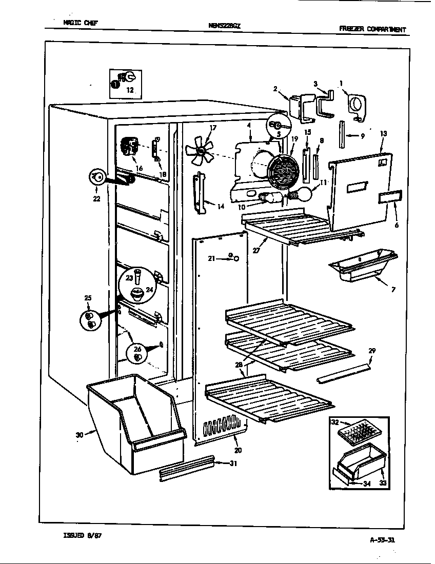 Freezer compartment