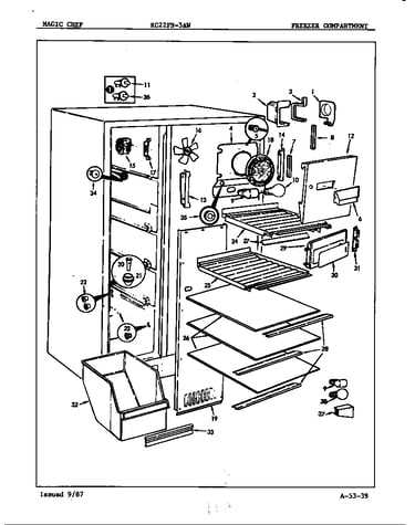 Freezer compartment