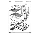 Magic Chef RB17FA-2A/7D64A freezer compartment diagram