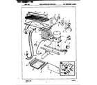 Magic Chef RB17FA-2AF/7C14A unit compartment & system diagram