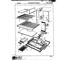 Magic Chef RB17FA-2AF/7C14A freezer compartment diagram