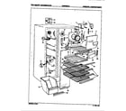 Maytag NDNS229JH/8L38A freezer compartment diagram