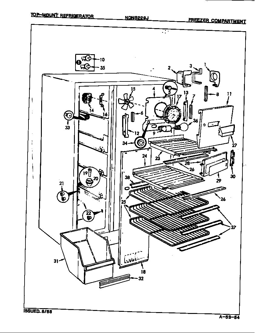 Freezer compartment