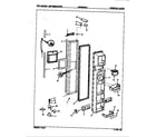 Maytag NDNS229JH/8L38A freezer door diagram