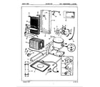 Magic Chef RC24FA-3PW/5N59A unit compartment & system diagram