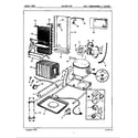 Magic Chef RC24FY-3PW/5N59A unit compartment & system diagram