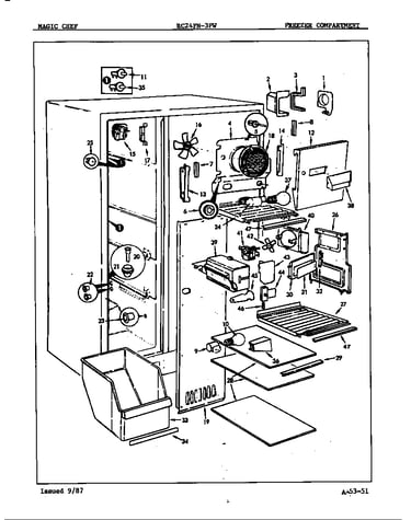 Freezer compartment