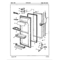 Magic Chef RC24FY-3PW/5N59A fresh food door diagram