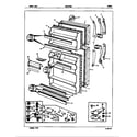 Maytag NNT176GZA/7A09A doors diagram