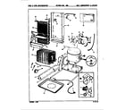 Magic Chef RC22HN-3AW/8N79A unit compartment & system diagram