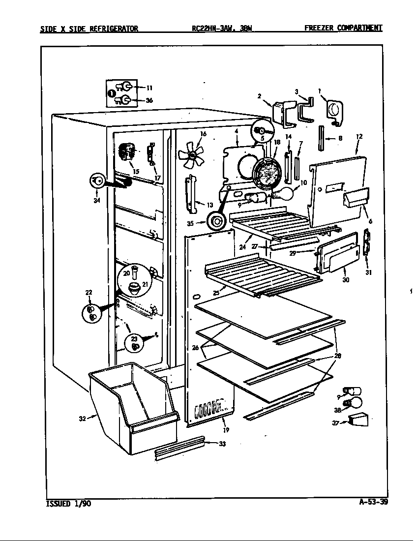 FREEZER COMPARTMENT