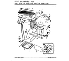 Magic Chef RB19HA-1AF/8C66A unit compartment & system diagram