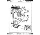 Magic Chef RB15FA-2A/7C12A unit compartment & system diagram