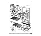 Maytag NNT196GZ3A/7D13A fresh food compartment diagram
