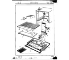 Magic Chef RB15FA-2AL/7C12B freezer compartment diagram