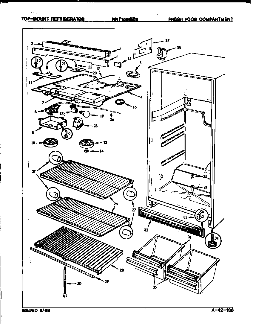 FRESH FOOD COMPARTMENT (NNT156GZ3/7D11A)