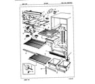 Maytag NNT196GZH/7A11B fresh food compartment diagram