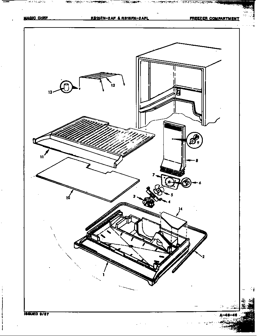Freezer compartment