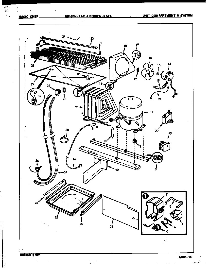 Unit compartment & system