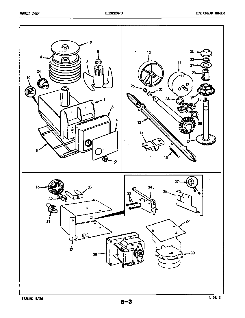 Ice cream maker