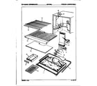 Maytag NNT239JH/8A33A freezer compartment diagram