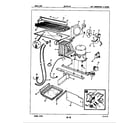 Magic Chef RB17FY-3A/5E73A unit compartment & system diagram