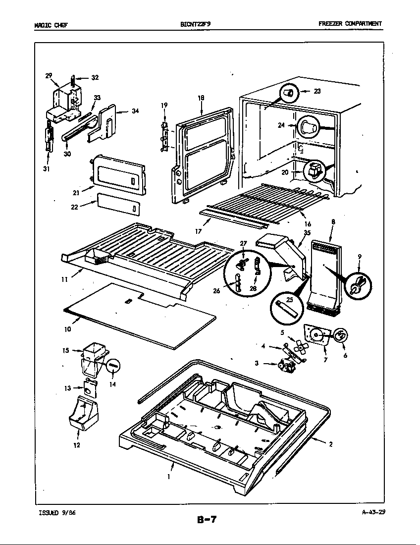 FREEZER COMPARTMENT