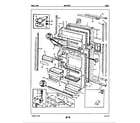 Maytag BICNT22F9/5B54A doors diagram