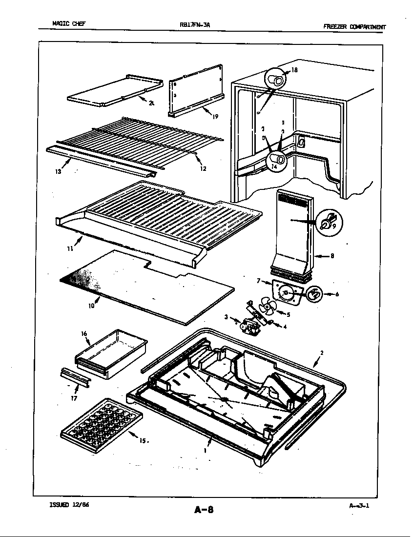 Freezer compartment