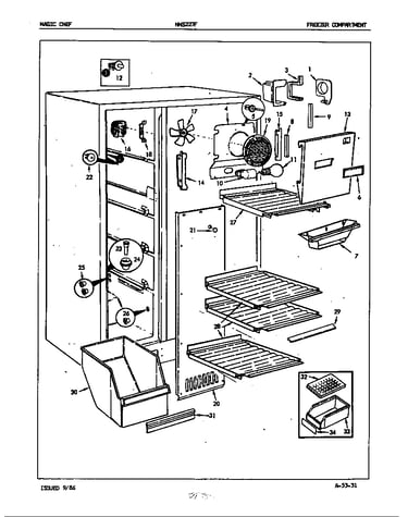 Freezer compartment