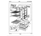Maytag BNS22F5/5L53B fresh food compartment diagram