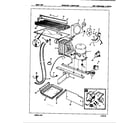 Magic Chef RB15FA-0AA/7C31A unit compartment & system diagram