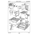 Magic Chef RB23FY-3PW/5E80A freezer compartment diagram