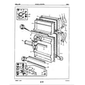 Maytag ENT15F4A/7A42A doors diagram