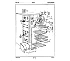Maytag NDNS249G/5N66A freezer compartment diagram