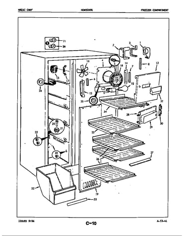 Freezer compartment