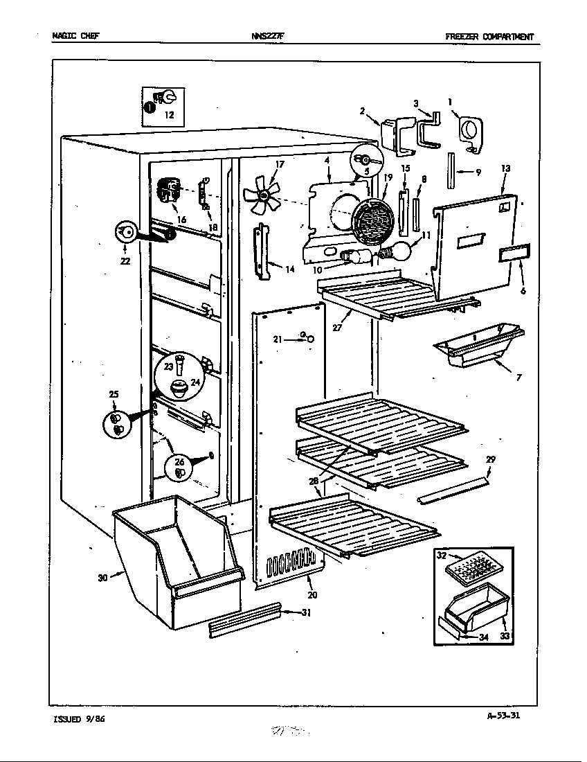 Freezer compartment