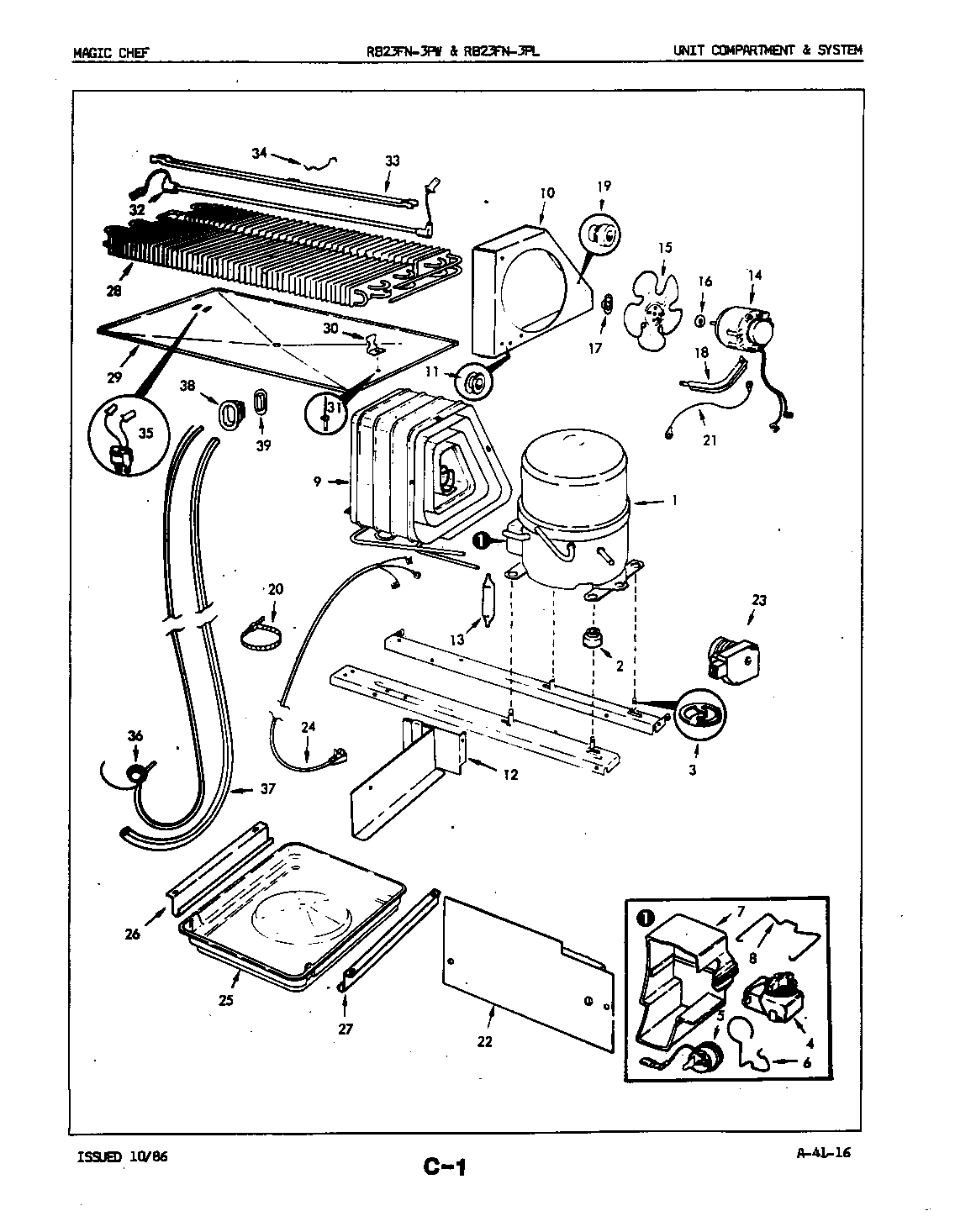 Unit compartment & system