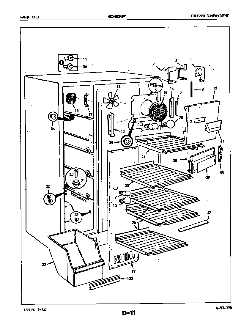 FREEZER COMPARTMENT