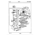 Maytag NEDNS249F/5M51B freezer compartment diagram