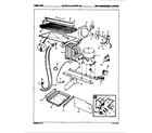 Magic Chef RB17FN-1AL/8C47B unit compartment & system diagram