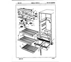 Magic Chef RB19FA-1AL/7C37B fresh food compartment diagram