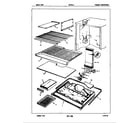 Maytag BNT21LEH/7A60A freezer compartment diagram