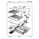 Maytag BNT21LEA/7A60A freezer compartment diagram