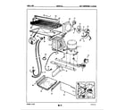 Magic Chef RB23FY-3A/5E79A unit compartment & system diagram