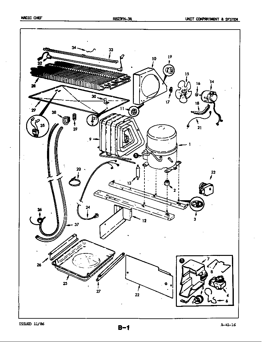 Unit compartment & system