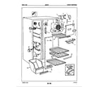 Maytag NNS207FA/5M52A freezer compartment diagram